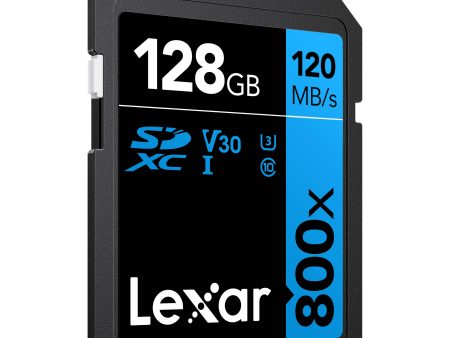 Lexar BLUE Series High-Performance 800X SDHC   SDXC 32GB 64GB 128GB UHS-I Class 10 SD Card with 120 MB S Read Speed LEXAR LSD0800P032G-BNNNG, LSD0800P064G-BNNNG, LSD0800P128G-BNNNG Fashion