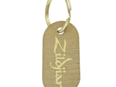 Zildjian Bronze Dog Tag Keychain with Laser-Etched logo for Drummers and Musicians | T3907 Online Sale