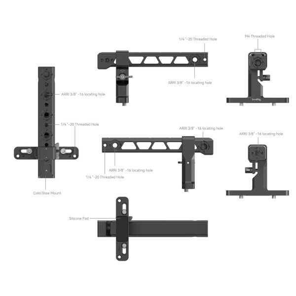 [CLEARANCE] SmallRig Dedicated Top Handle Grip for RED Komodo   V-Raptor   V-Raptor XL Professional Video Cameras with 1 4 -20  Threaded Holes and Shoe Mounts for Various Accessories | 4062 Online Sale