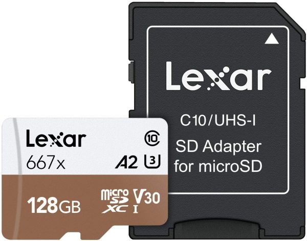 Lexar Professional 1000x Micro SDXC UHS-I Memory Card with up to 128GB Storage Capacity LSDMI128B667A Sale