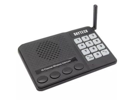 DAYTECH CI02 Multi-Channel Wireless Intercom System 1000m Long Range Two-Way Transmission for Home, Office, Hotel, Restaurant, Cafe, Clinic, Hospital Online Hot Sale