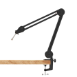 Fifine BM63 Heavy Duty Microphone Boom Arm with Triple Joint Spring Suspension, Desk Clamp, and Universal 5 8-Inch Bolt Mount Online now