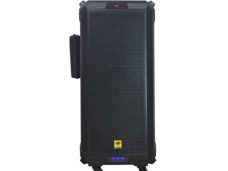 KEVLER DJX-1500 15  800W 3-Way Full Range Rechargeable Active Trolley Speaker with Dual Wireless Mic Selectable Frequency, USB   FM   Bluetooth Function, 2 AUX, Mic, and Guitar Inputs on Sale