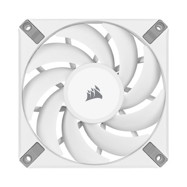 CORSAIR AF120 Elite 120mm Desktop System Unit PWM Cooling Fan with 1850 RPM Fan Speed, Fluid Dynamic Bearing, Low Noise Design and Commander Fan Controller Compatible (White) | CO-9050142-WW Cheap