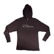 Zildjian Hoodie Lightweight Stylish Long Sleeve with Signature Logo (Brown) | T7121, T7122, T7123 on Sale