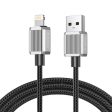 ORICO GQZ12 (1m   1.5m   2m) USB-A to Lightning Fast Charging Data Cable 5V 2.4A PD 12W, 480Mbps Transmission Rate, Nylon-Braided Zinc Alloy  for iPhone, iPad, Air Pods For Discount