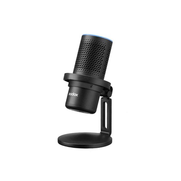 [CLEARANCE] Godox EM68 EM68G RGB USB Cardioid Condenser Microphone with USB Type-C Port, Quick-Tap Mute Button and Shock-Absorbing Bracket for Gaming, Streaming, and Podcasting Online