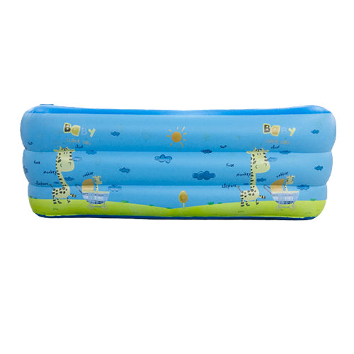 UCassa 180 x 140 x 55cm Inflatable Rectangular Swimming Pool 2ft Three Layer with Cute Animal Design for Kids and Adults for kids and Adults Discount