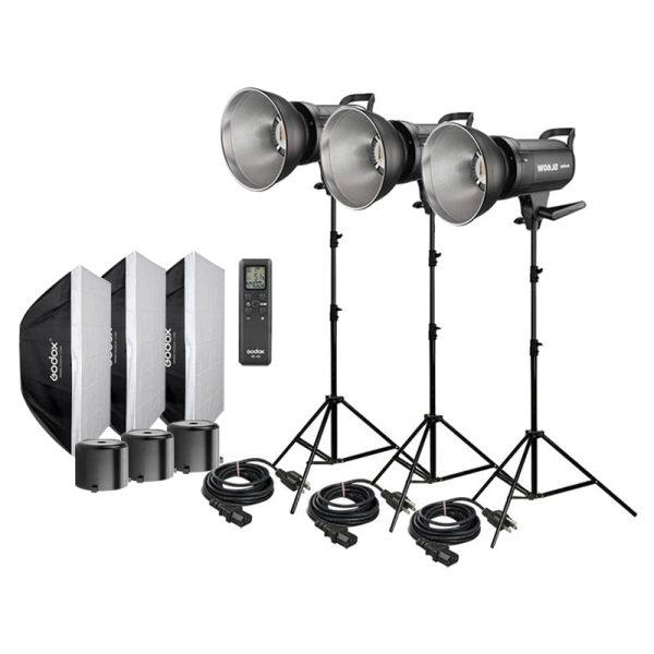 Godox SL-60W 60W 5600K Daylight LED Video Light Kit for Indoor & Outdoor Photoshoots (Available in 2-Light Kit, 3-Light Kit) Sale