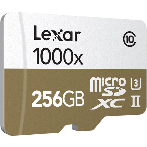 Lexar Professional 256GB 1000x microSDXC UHS-II Memory Card with USB 3.0 Card Reader Hot on Sale