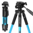 Jeifn by Zomei Q111 4-Section Portable Travel Camera Tripod with 58  Max Height, 5Kg Max Payload with QR Quick Release Plate and Aluminum Construction on Sale