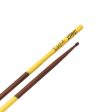 Zildjian ZASTG Gurtu Series Oval Drumsticks Signature with Medium Taper (Brown & Yellow) for Drums and Percussion Hot on Sale