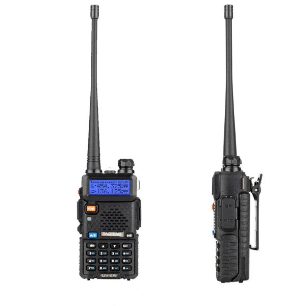 BaoFeng UV-5R (Single & Set of 2 3 4) Walkie-Talkie Dual-Band VHF UHF Transceiver 5W PC Programmable Two-Way Radio with 128 Store Channels, 136-174 400-520MHz Frequency Range, 5km Max. Talking Range, Clear Voice Output (Black) For Sale