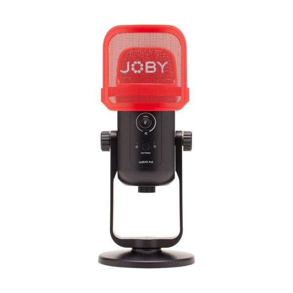 JOBY Wavo POD Omnidirectional USB Desktop Condenser Microphone with LED Indicators, On-Board Controls, USB Type-C and 3.5mm Headphones Output for Streaming and Podcast | 1775 Hot on Sale