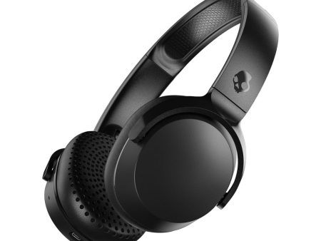 Skullcandy Riff Wireless 2 On-Ear Bluetooth Foldable Headphones with 34 Hours Battery Life, Built-In Tile Finding Technology, Multipoint Pairing, Call, Track & Volume Control, Skullcandy App Support (True Black) Cheap