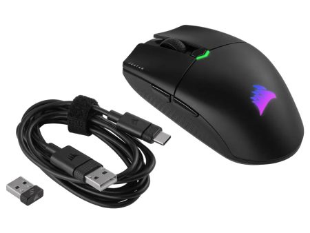 CORSAIR Katar Elite iCUE RGB Wireless Optical Gaming Mouse with 26000 Max DPI, Bluetooth, Slipstream Connectivity and USB Type-C Cable and 110hr Rechargeable Battery for PC Computer and Laptop | CH-931C111-AP Online now