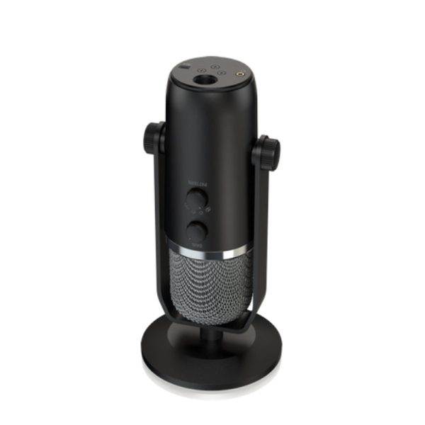 [CLEARANCE] Behringer BIGFOOT All-In-One USB Studio Condenser Microphone with 4 Pickup Modes, Onboard Headphone Amplifier 3.5mm TRS Output Jack, Onboard Monitoring & Control, 20Hz–20kHz (-10dB) Frequency Range, USB mini-B For Cheap