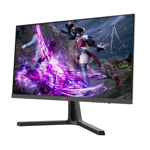 HKC MG24V9F 24  1080p FHD 165Hz LCD Flat Screen Gaming Monitor with 1ms Response Time, 2mm Narrow-Border VA Paneling, and HDMI and VGA Inputs for PC Computer and Laptop Online Sale