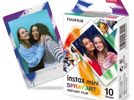 Fujifilm Instax Mini Spray Art Film Single Pack for Instant Camera Online now