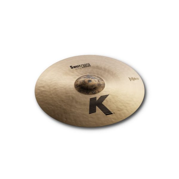 Zildjian K Sweet 16    17  Brass Crash Cymbal with Dark Sweet Tones for Drums | K070 Fashion