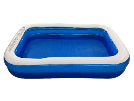 Ucassa 260 x 165 x 50cm Inflatable Swimming Pool Rectangle White-Edge Summer for Family, Kids and Adults Discount