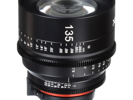 Samyang Xeen 135mm T2.2 Manual Focus Cine Lens For Sony E-Mount Mirrorless Cameras | SYXN135-E Online Hot Sale