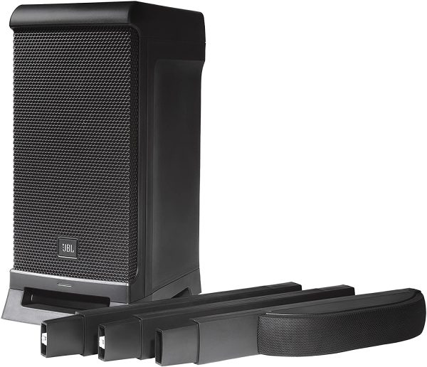 JBL EON ONE PRO All-In-One Rechargeable PA Speaker System with 6h Playtime 7 Channel Mixer Bluetooth Audio 2 Height Spacers 8  Subwoofer Discount