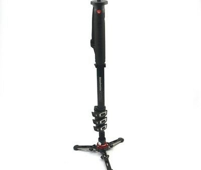 [CLEARANCE] Manfrotto XPro Aluminum 4-Section Fluid Video Monopod with Fluidtech Base BLACK (MVMXPROA4) Cheap