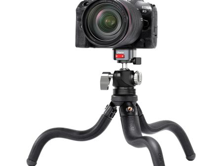 Ulanzi MT-68 Claw Quick Release Flexible Tripod with Detachable 360° Panoramic Ball Head, Cold Shoe and 1 4  Screw Mount, 3kg Max. Load Capacity for Smartphones, DSLR, SLR, Mirrorless, Compact, Panoramic, and Action Cameras | T061CNB1 For Discount