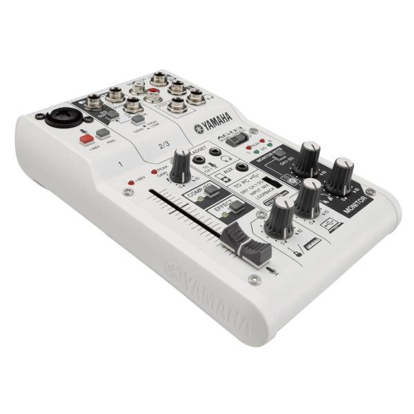 [CLEARANCE] Yamaha AG03 Multipurpose 3-Channel Audio Mixer Interface w  Recording and Playback, 1 Touch DSP Control Effects & XLR 3 Pin, 6.35mm 3.5mm TRS AUX, and RCA Connectors for Audio & Sound Production, Streaming Online Hot Sale