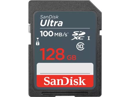 SanDisk Ultra SD Card UHS-I SDXC Class 10, 100MB s Read and Write Speed (128GB) | SDSDUNR Fashion