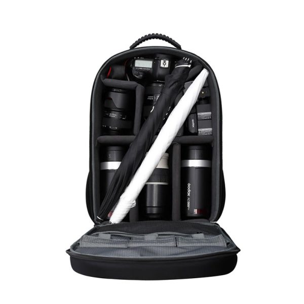 Godox CB20 Travel Strobe Backpack with 5 Interior Lid Pockets and Adjustable Dividers for AD200, AD200Pro, AD300Pro Dual Light Kits and Strobe Accessories Online