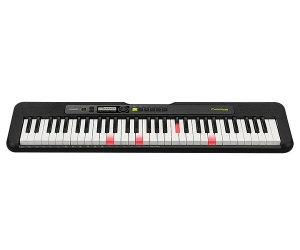 Casio LK-S250-FA 61 Keys Slim Lighting Digital Piano Keyboard with Adapter, Chordana Play App Support, Tones, Rhythms, and Auto-Accompaniment (Black) on Sale