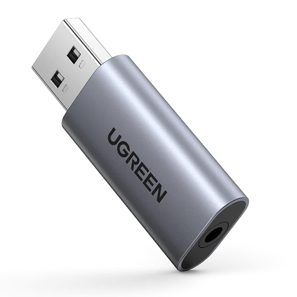 UGREEN USB 2.0 to 3.5mm AUX Audio Port Jack Compact External Sound Card Stereo Adapter for TRRS Interface Headphones and Headsets | 80864 For Discount