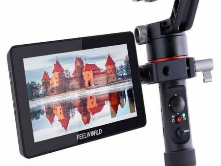 FEELWORLD F6 PLUSX 5.5 Inch Camera Field Monitor 3D-LUT 1600-nit Full-HD IPS LCD Touch Screen Panel Display with 4K UHD HDMI Input & Output Loop, F970   LP-E6 Battery Plate, Cold Shoe Tilt Arm for DSLR, SLR, Mirrorless Camera Online Hot Sale