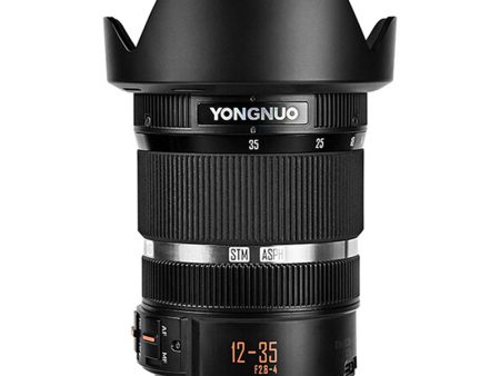 Yongnuo 12-35mm f2.8-4 Wide-Angle Zoom Lens with Macro Shooting, Manual and Auto Focus for Olympus Panasonic Micro Four Thirds M4 3 Mount Cameras | YN12-35MM Supply