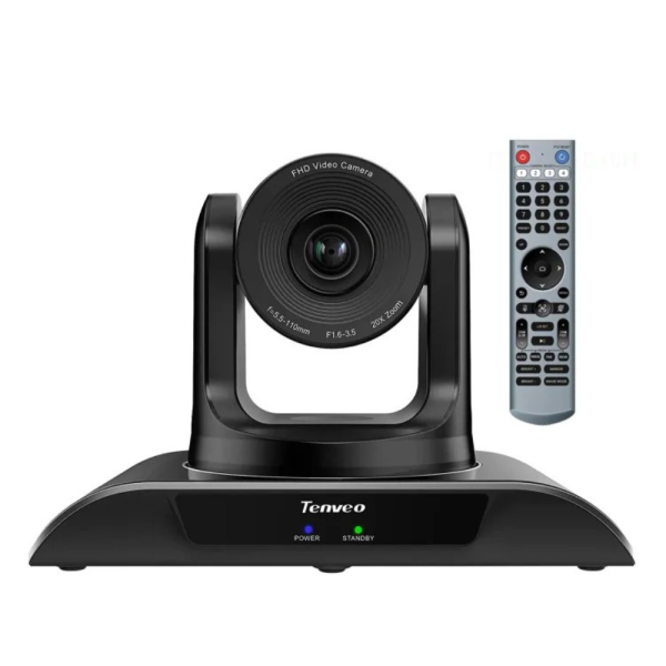 [CLEARANCE] Tenveo TEVO-VHD NDI Optical Zoom AI Auto-Tracking Full-HD PTZ Conference Camera & 10X Zoom Non Auto-Tracking Version with HDMI, SDI, RJ45, USB Outputs for Video Conferencing, Live Steaming, Broadcast, Business & Meetings Cheap