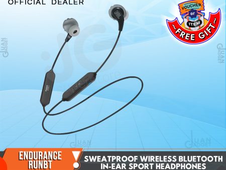 JBL Endurance RunBT Sweatproof Wireless In-Ear Sport Headphones with  Magnetic Buds Feature Supply