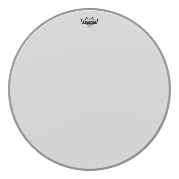 Remo Ambassador Coated Bass Drum Head with Warm Open Tones, Bright Attack and Controlled Sustain for Tom, Bass and Snare Batter Drums (Available in Different Sizes) | BR-11 Online