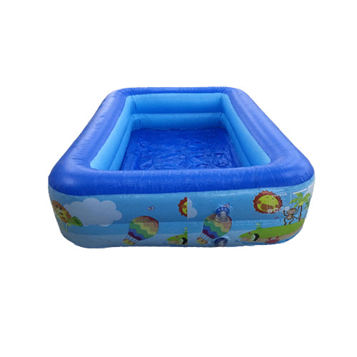 [CLEARANCE] UCassa 150cm x 110cm x 30cm 2-Layer Inflatable Swimming Pool Easy Set-up with Max 2ft Depth with Cute Summer Design Outdoor for Kids 15011030 Online