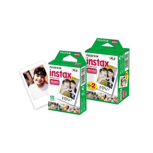 FUJIFILM Instax Mini Glossy Film 10s (10 Sheets) Single Pack   20s (20 Sheets) Twin Pack Supply