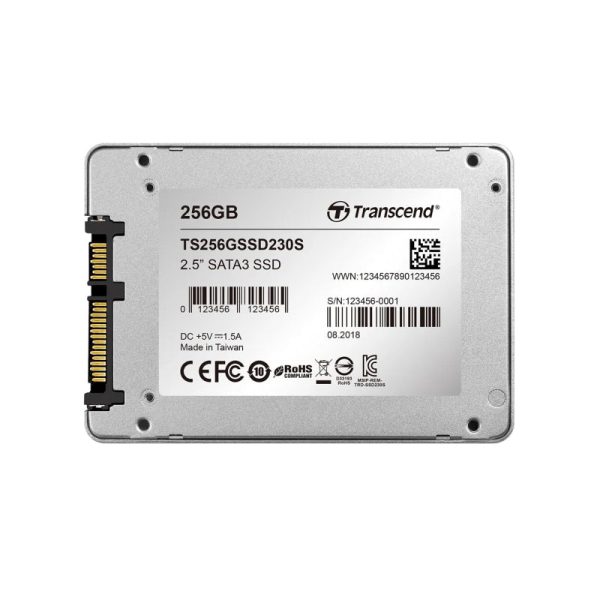 Transcend 256GB 2.5  SATA III SSD Solid State Drive with DDR3 Dram Cache, 3D NAND Flash, 560 MB s Read Speed | SSD230S Sale