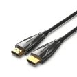 [CLEARANCE] Vention HDMI 2.1 Male to Male Optical Fiber Cable with 48Gbps Data Transfer, 8K UHD HDR, and eARC Hi-Fi Sound Support For PC, Laptop, TV, and Display Monitor (Available in Length) | ALBB Supply