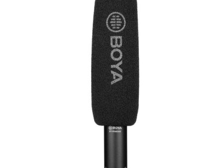 BOYA BY-BM6040 Cardioid Condenser Shotgun Microphone with 90Hz-20kHz Frequency Response, XLR Connector, Fur & Foam Windscreen for DSLR, Mirrorless Camera, Film Production, Live Streaming, Video Content & Broadcast Shooting - Audio & Video Discount