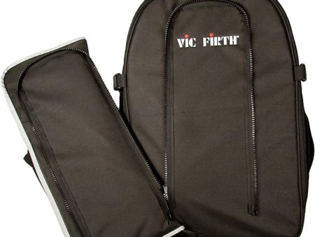 Vic Firth VicPack All in One Carrying Backpack Bag with Full Zip Padded Compartments Removable Inserts, and Stick Pouch for Drumsticks and Drum Accessories Hot on Sale