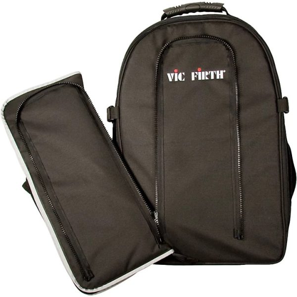 Vic Firth VicPack All in One Carrying Backpack Bag with Full Zip Padded Compartments Removable Inserts, and Stick Pouch for Drumsticks and Drum Accessories Hot on Sale