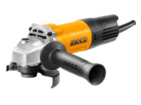 INGCO 750W Electric Angle Grinder with 240V, 11000rpm, 4  Disc Diameter, M10 Spindle Thread, and Auxiliary Handle for Wood, Metal, and Concrete | AG70012 Cheap