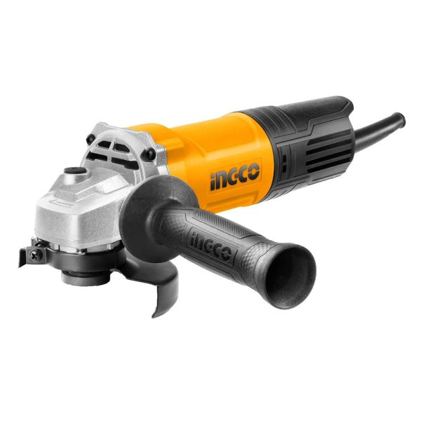 INGCO 750W Electric Angle Grinder with 240V, 11000rpm, 4  Disc Diameter, M10 Spindle Thread, and Auxiliary Handle for Wood, Metal, and Concrete | AG70012 Cheap