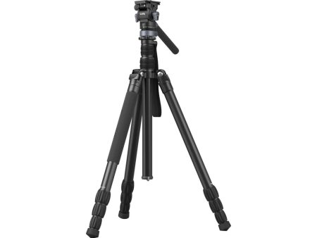 SmallRig FreeBlazer CT190 Aluminum Video Tripod with Integrated Bowl Leveling Base, 360° 90° -55° Pan & Tilt Control, Telescopic Legs, Detachable Monopod, 184cm Adjustable Max Height Online Hot Sale