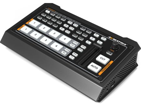 AVMatrix HVS0402U 4 Channel HDMI Live Streaming Video Switcher with T-bar Auto Cut Transition Effects, Chroma Key and Luma Key, 2 PIP POP, 49 Preset Patterns, Audio Mixing AFV and LAN Port for PC Control Software Cheap